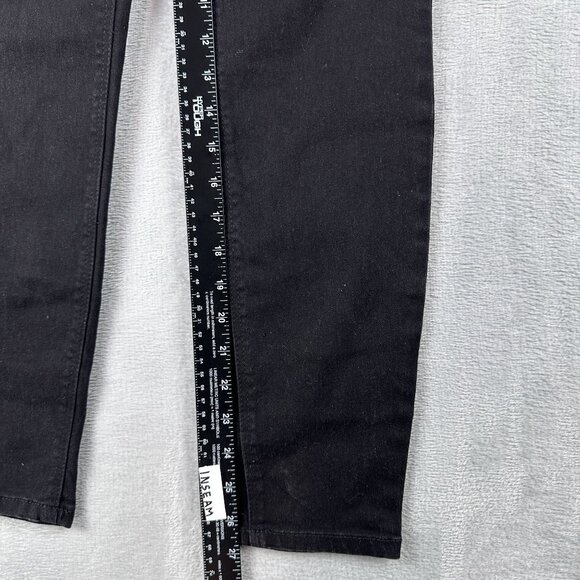 No Boundaries Skinny Jeans Womens Size 4 Mid Rise Dark Wash Stretch Black - Picture 9 of 12